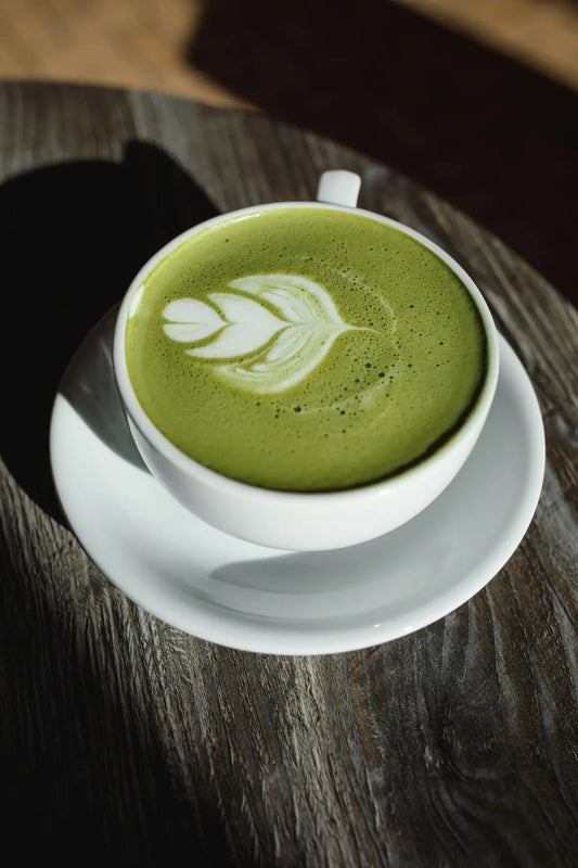 Recette matcha latte mousseux sans fouet bambou
